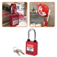 thumbnail image 1 of s de bloqueo Grillete de material acero ligero Rojo Yotijar Candados para equipaje, 1 of 7
