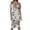White, variant on LOVZFMLL Womens Fashion Summer Slim Sexy Printing Short Sleeve Split Party Club Dress Hot Pink S