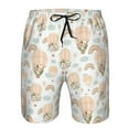 thumbnail image 4 of Naloa Air Balloon and Flower Men's Beach Shorts, Surfing shorts, Swim trunks, Quick Dry Swim Trunks for Surfing Beach Fun - Large, 4 of 9