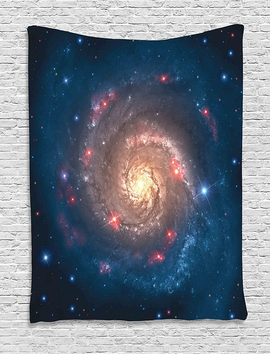 Galaxy Stars in Space Universe Milky Way Orbit Wall Hanging Tapestry for Bedroom 