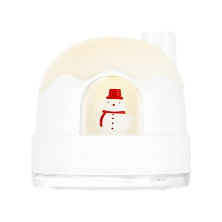

New Snow House Night Light Humidifier Clearance Usb Silent Bedroom Winter Gifts Christmas Gift Winter Clearance Cute Desktop Breath Mini Winter Gift Water Replenishment Home Humidifier