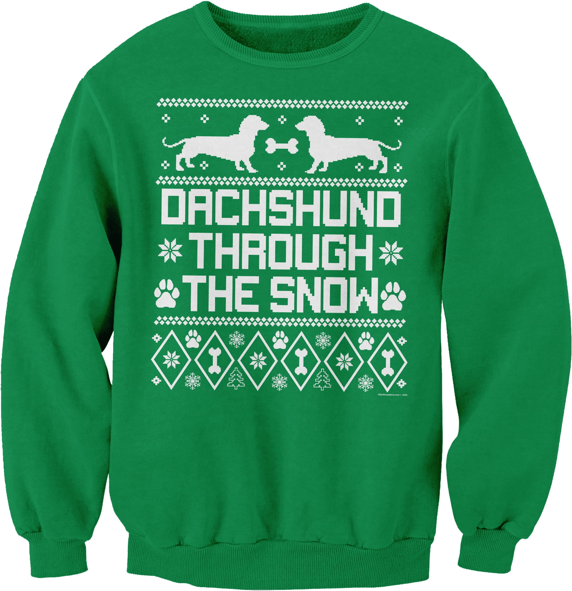 dachshund through the snow sweater