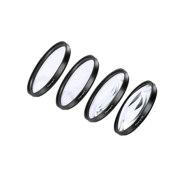 Close-up Filter Kit +1 +2 +4 +10 77mm +1 Filter Pouch Digital Cameras +2 Lens Set for Digital Cameras 67mm