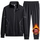 thumbnail image 4 of Conjunto deportivo de invierno con cremallera para hombre, conjunto deportivo más grueso y cálido, nueva moda, sudaderas y pantalones deportivos, conjuntos casuales sueltos, 4 of 4