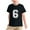 Black 01, variant on QQAMB Number 7 T-Shirt Boys Girls Short Sleeve Varsity Shirt Kids Summer Sports Birthday Tees Gifts Tops 3-12 Years