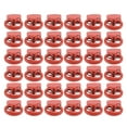thumbnail image 2 of 30pcs Double Hole Spring Cord Lock Metal Material Strong Springs Easy To Tighten For Face Covers Shoelaces Backpacks, 2 of 8