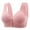 Rose Gold, variant on Women's Underwire Push Up Bra Daisy Front Closure Sports Bras Beauty Back Comfor Easy Close Front Buckle Corset Full-Coverage T-Shirt Bra