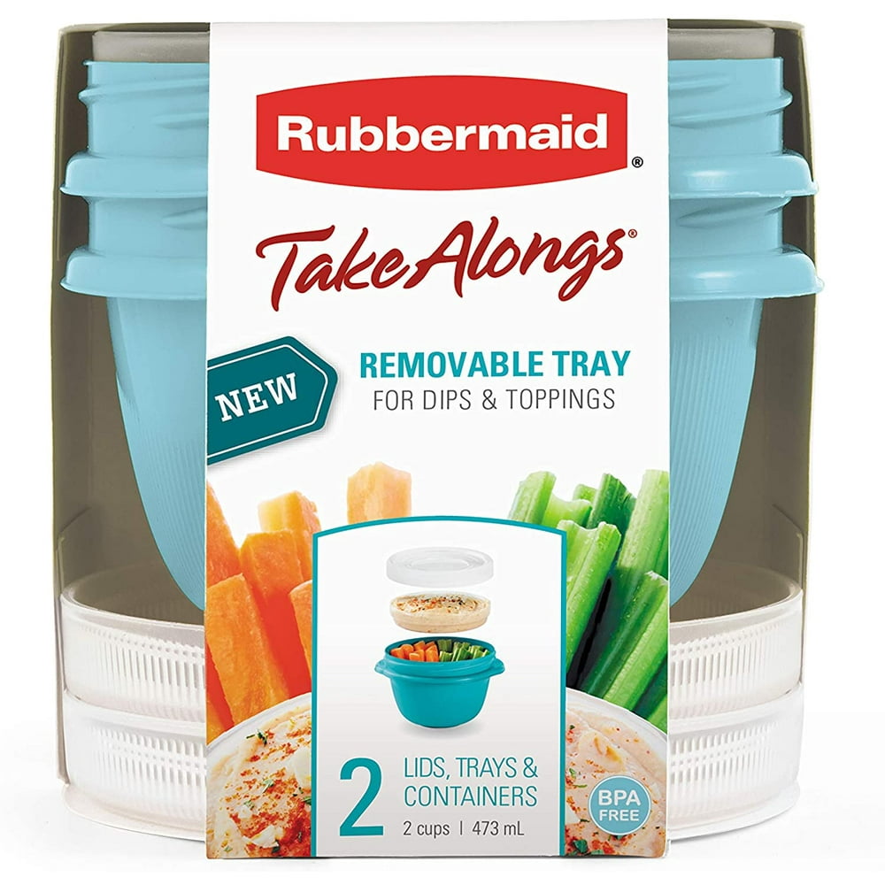 rubbermaid teal food storage