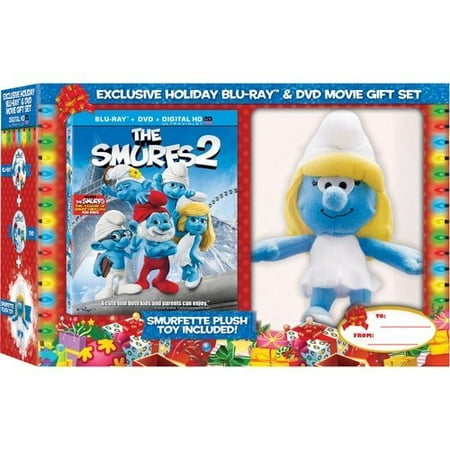 The Smurfs 2: Exclusive Holiday Movie Gift Set (Blu-ray + DVD + Digital HD + Smurfette Plush)