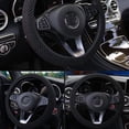 thumbnail image 5 of PWFE Universal 38cm Car Auto Steering Wheel Cover Elastic Ice Silk Summer Cool Non-Slip Auto Accessories(Grey), 5 of 10