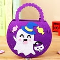 WANGJIAOID Decorations Pumpkin Candy Bags Bucket DIY Kids Craft Kit For