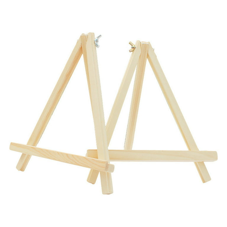 Wooden Display Stand /Easel - Wood Walnut: Small, Medium or Large : Plate,  Frame