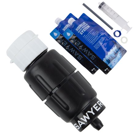 Sawyer Products SP8129 Micro Squeeze Water Filtration System w/ Two 32-Ounce (1-Liter) Pouches