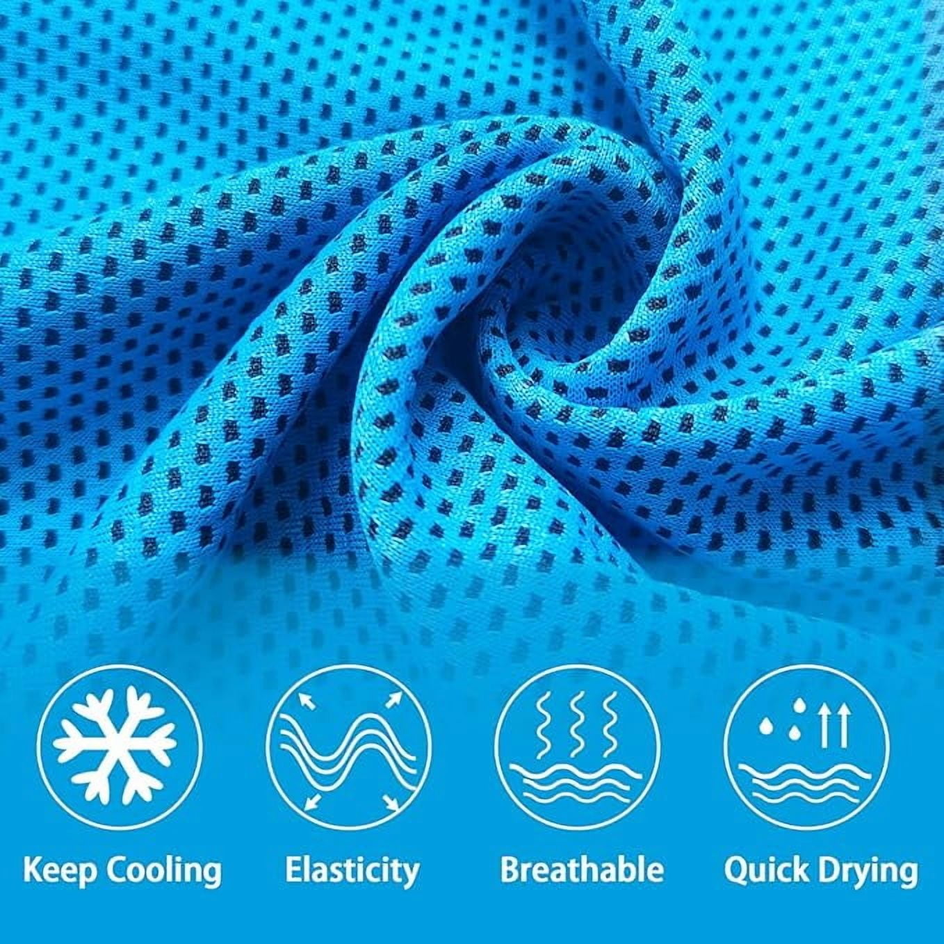 30pcs Cooling Towels for Neck and Face (30"x12"), Ice Microfiber Cooling Towels Bulk for Workout Chill Sweat Towels Cooling Neck Wraps for Gym Yoga Golf Running Sport
