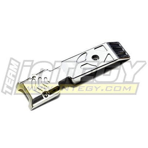 Integy RC Toy Model Hop-ups T3196SILVER Evolution3 Mid-Front Skid Plate for 1/10 Revo 3.3, E-Revo, Summit & Slayer(both)
