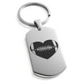 thumbnail image 1 of Stainless Steel Love Football Heart Engraved Dog Tag Keychain Keyring, 1 of 1
