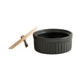 thumbnail image 6 of Better Homes & Gardens 2.5" x 6.18" Ribbed Black Ceramic Decorative Container, 6 of 12