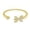 H, variant on EGNMCR Rings Twelve Constellations Ring Electroplated Rose Gold Diamond Lady Open Ring women ring
