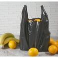 thumbnail image 5 of T-shirt Black Plastic Bag (600 ct.) Small Can Liners Thank You Grocery Shooping Size Doggy Poop Bags Compatible with Arm & Hammer Swivel Bin & Rake pooper scooper Multipurpose Bags, 5 of 8