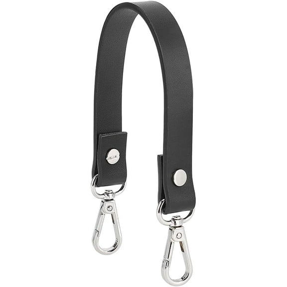 Cowhide Leather Purse Handle Strap 13 Inch Short Leather Handbag Handle Strap Replacement Bucket Bag Top Handle DIY Bag Making Accessories