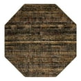 thumbnail image 3 of Unique Loom Saturn Collection Area Rug - Relay (8' Octagon Blue/Black), 3 of 7