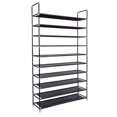 thumbnail image 1 of Topcobe 10 Layers Shoe Rack Organizer, Ultra Large Capacity Shoe Rackfor Home, Shoe Organizer Storage Cabinet Non-woven Fabrics & Steel Shoe Rack Black, 1 of 5