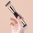 thumbnail image 3 of Double headed Makeup Brush Professional Slanted Flat Top Synthetic Kabuki Loose Powder Blush Eyeshadow Contour Concealer Blending Cosmetic Brush, 3 of 8
