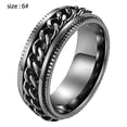thumbnail image 2 of Anillo de acero inoxidable con anillo giratorio de 8 mm., 2 of 5