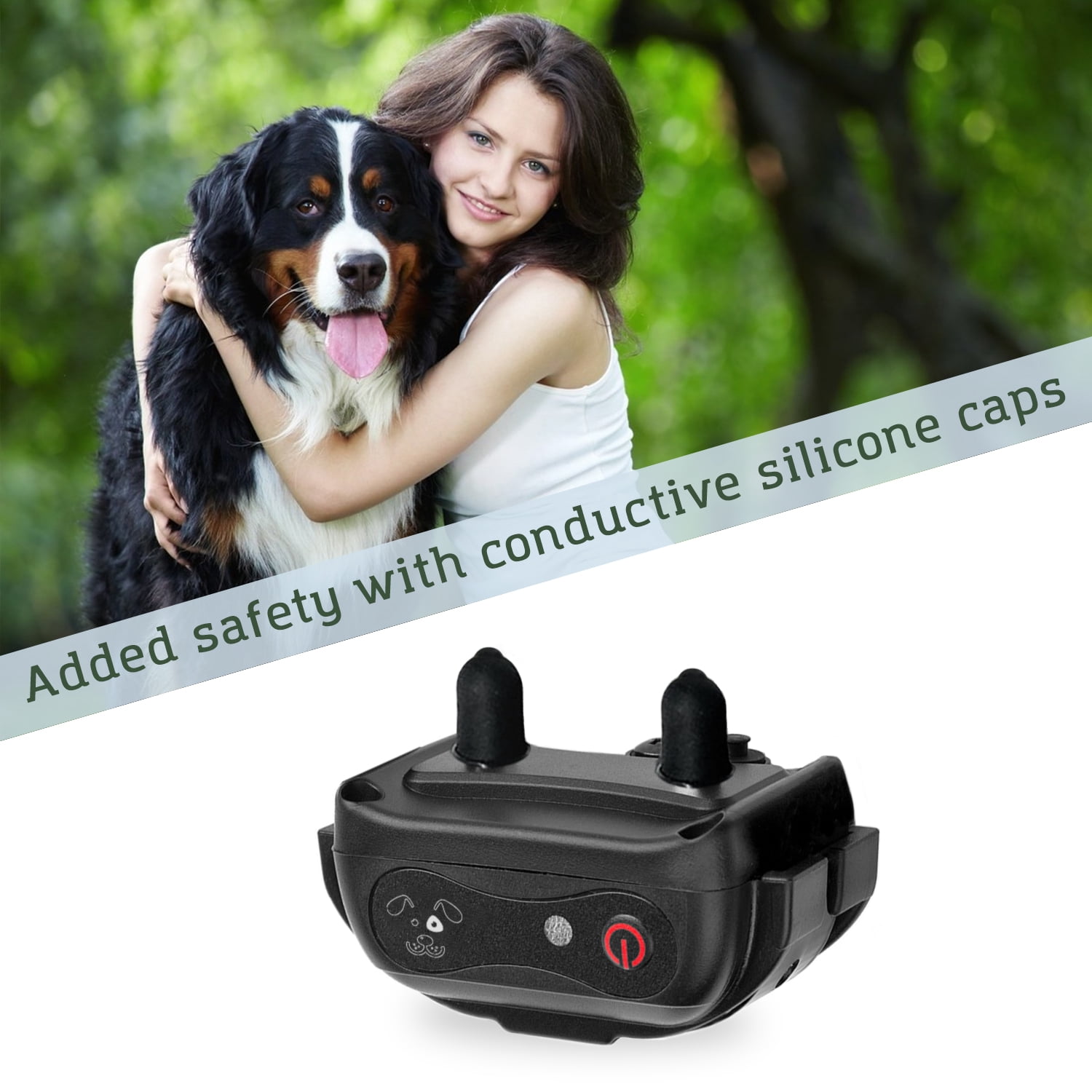 PetSpy X-Pro Dog Training Shock Collar for Dogs with Remote, Fully Waterproof Vibration and Beep Electric Trainer, Small to Large Dogs