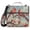 Birds Sit on Tree Branch, variant on 3 Ring Zipper Binder with Shoulder Strap Waterproof Trapper Keeper 2 Inch D-Ring 500 Sheets Capacity Beautiful Dahlia Flower