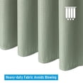 thumbnail image 5 of Sage Green Shower Curtain, Fabric Shower Curtain, Water Repellent, 12 Metal Grommets bean green, 5 of 5