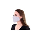 thumbnail image 2 of 2 Pack Sequin Silver Face Mask Bling Sparkle 3 Layer Reusable, Washable, Soft Fabric, Adjustable Ear Loops & Pocket for Filter, 2 of 7