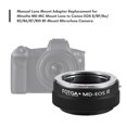 thumbnail image 4 of o adaptador de lente Aleación de aluminio con anillo de montaje de lente manual FOTGA para lente de montaje MC de Minolta a Lente de montaje EOS de canon R/RP/Ra/R5/R6/R7/R10 sin espejo de montaje RF Fotga Anillo adaptador de lente, 4 of 7