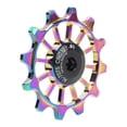 thumbnail image 2 of MEIJUN 12T Aluminum Alloy Bike Pulley Wheel Guide Wheel Mountain Bike Ceramic Bearing Rear Pulley, 2 of 17