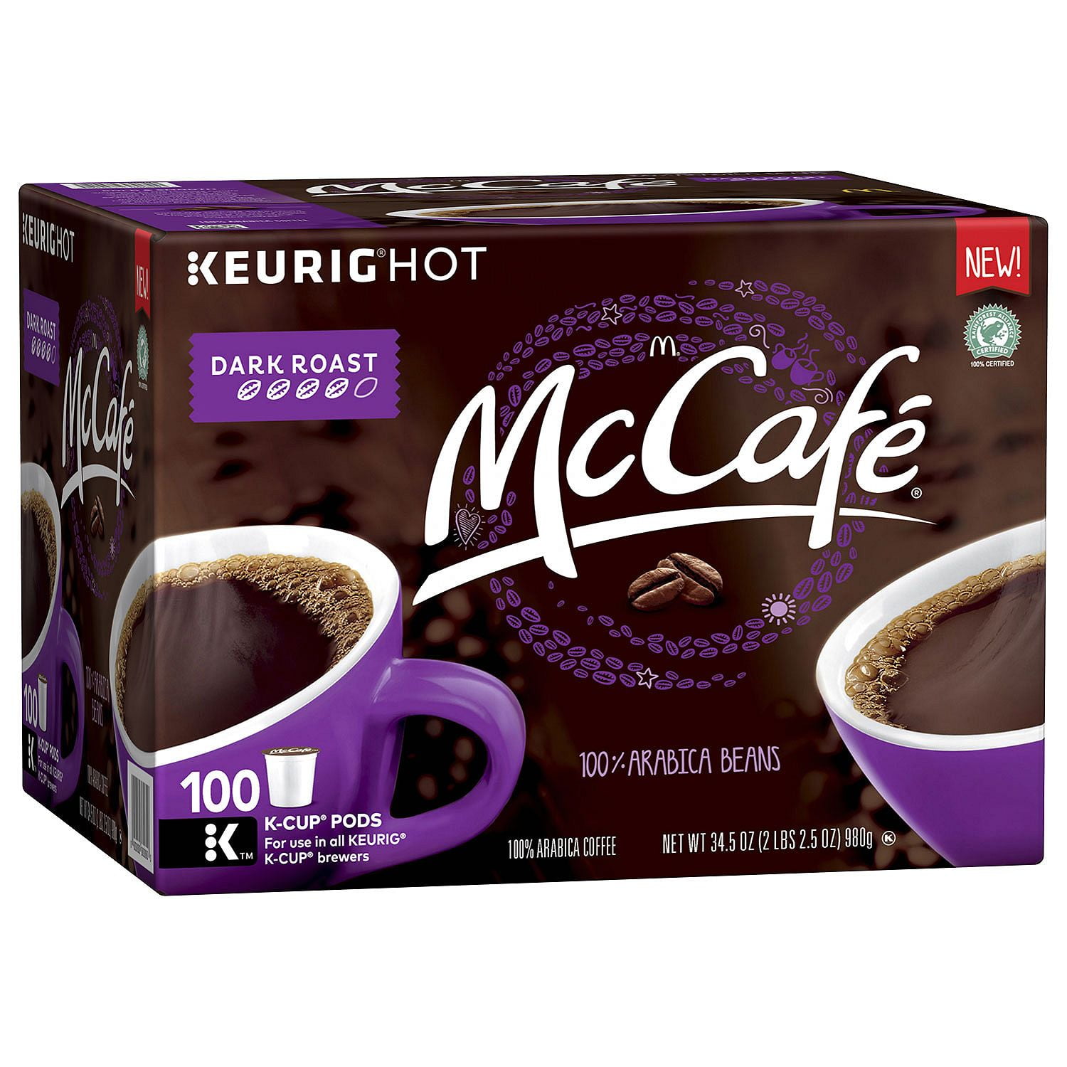 Dark Roast Coffee Single Serve Pods 