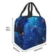 thumbnail image 3 of Easygdp Deep Sea Glowing Fishes Bolsa Térmica Premium - Tela Oxford Impermeable, Gran Capacidad, Bolsillo Frontal, Unisex para Trabajo, Escuela, Actividades al Aire Libre y Picnics, 3 of 8