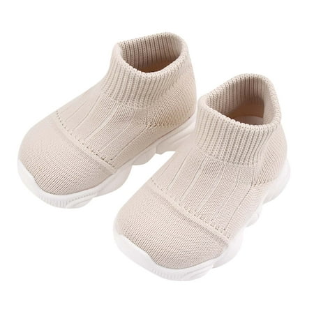 

Baby First Walkers Shoes Toddler Boy Girls Non Slip Indoor Slipper Infants Breathable Elastic Sock Shoes Soft Sole Knitted Slip-on Sneakers