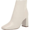 Marc Fisher Womens Nebula Ankle Boot 10 Cream Leather