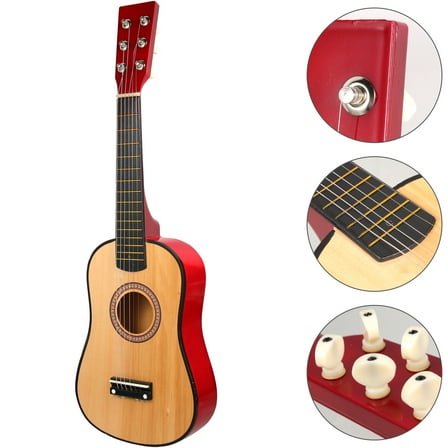 YEAHIBABY Youth Acoustic Guitars for Beginners Music Playing Acoustic Guitar 1Pack