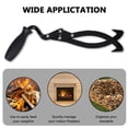 thumbnail image 7 of Double Claw Handheld Log Tongs with Non-Slip Grip, Log Lifting, Handling, Dragging Carrying Tool, Black 10inch/16inch/20inch, 7 of 7
