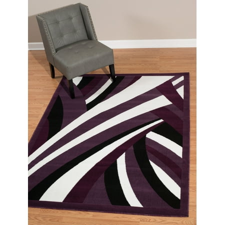 United Weavers Brasserie Frappe Geometric Plum Woven Olefin Area Rug Or Runner