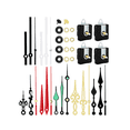 thumbnail image 2 of 4Pcs Clock Mechanism Replacement Kit with 7 Clock Hands Operated for Clock Repair DIY Clock Repair Motor Parts,4 x Clock Movement 4 Sets x Screw Washers 7 species x Clock Hands,Black & Red, 2 of 9