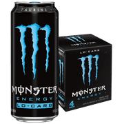 Monster Energy, Lo-Carb, Energy Drink, 16 fl oz, 4 Pack