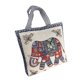 thumbnail image 2 of Bolsas de lona estilo retro con cremallera, gran capacidad, cómodas bolsas de compras. Estilo E, 2 of 9