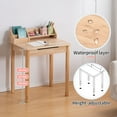 thumbnail image 5 of UNICOO® GrowMate Flip Top Kid Desk and Chair Set | Bamboo Lift-Top Child Desk with Storage and Hutch, Ideal Kids Desks for Homework for 3-12 Years Old, Small Kids Desk and Chair Set (BYL-B70), 5 of 7