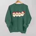 thumbnail image 6 of Qzwdhjm Girls Christmas Sweatshirts Xams Santa Cute Crewneck Sweatshirt with Thin Fleece Long Sleeve Graphic Winter Pullovers 2-15 Year, 6 of 9