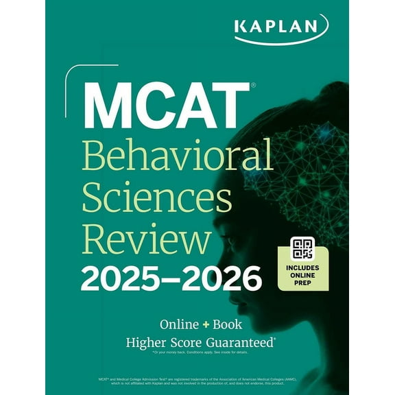 Kaplan Test Prep MCAT Behavioral Sciences Review 2025-2026: Online   Book, (Paperback)