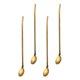 thumbnail image 3 of EeaseMX 4 cucharas de acero inoxidable reutilizables para beber y helado, 3 of 8