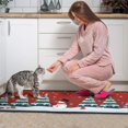 thumbnail image 3 of Snowman Merry Christmas Kitchen Rugs Set Of 2 Non Slip Kitchen Floor Rug and Mat Cushioned Kitchen Runner Rug Standing Area Mat Carpets for Farmhouse Decor 17"x47"+17"x30",Black Edging, 3 of 7
