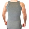 thumbnail image 3 of Different Touch 2 Pack Basic Colors G-Unit Tank Tops for Men, 3 of 5